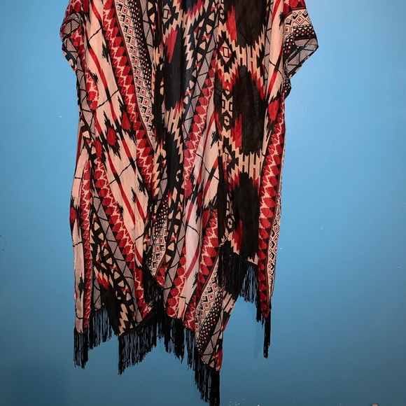 Summer Sleeveless Shawl Cardigan - Picture 2 of 2